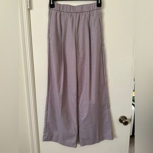 Ann Taylor High Waist Pull On Wide Leg Pants Size S